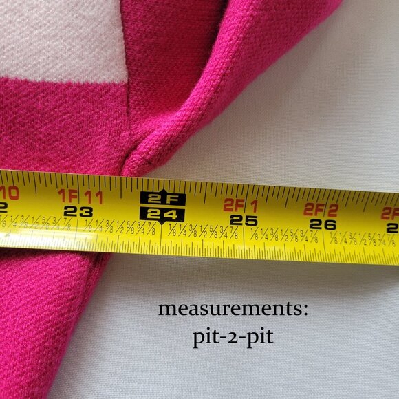 Crown and Ivy Rainbow Striped Relaxed Open Front Sweater/Jacket (Size: M) - Picture 3 of 14